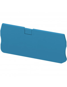 Cloison extremité 4 pts bleu 22mm pour bornes ressort NSYTRR24 NSYTRP24 SCHNEIDER NSYTRACR24BL