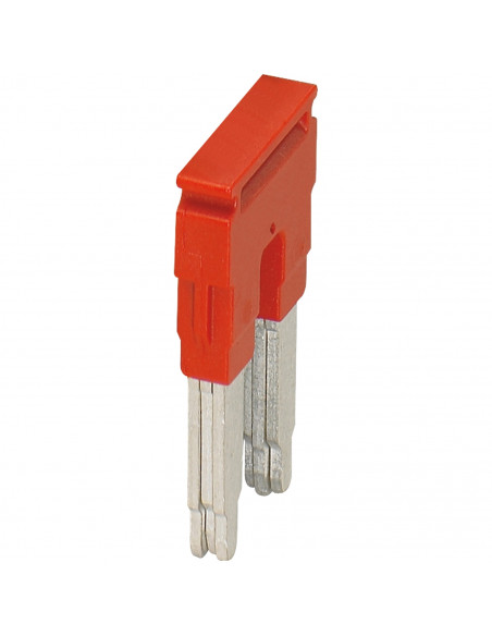 Pont enfichable 2 points pour bornes 16mm² rouge SCHNEIDER NSYTRAL162