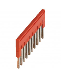 Pont enfichable 10 points pour bornes 2,5mm² rouge SCHNEIDER NSYTRAL210