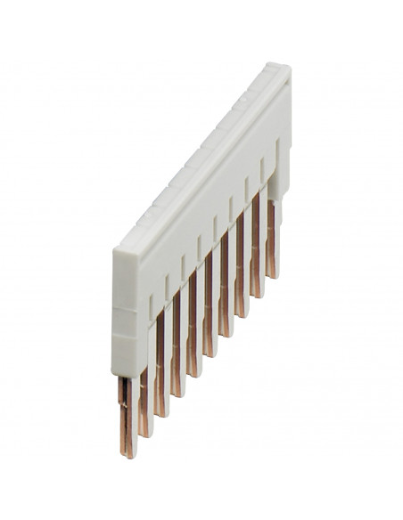 Pont enfichable 10 points pour bornes 2,5mm² gris SCHNEIDER NSYTRAL210GR