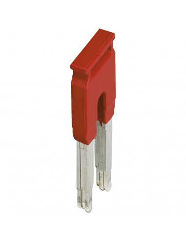 Pont enfichable 2 points pour bornes 35mm² rouge SCHNEIDER NSYTRAL352