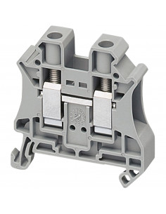 Borne à vis passant 2 points 10mm² gris SCHNEIDER NSYTRV102 2