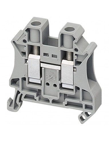 Borne à vis passant 2 points 10mm² gris SCHNEIDER NSYTRV102