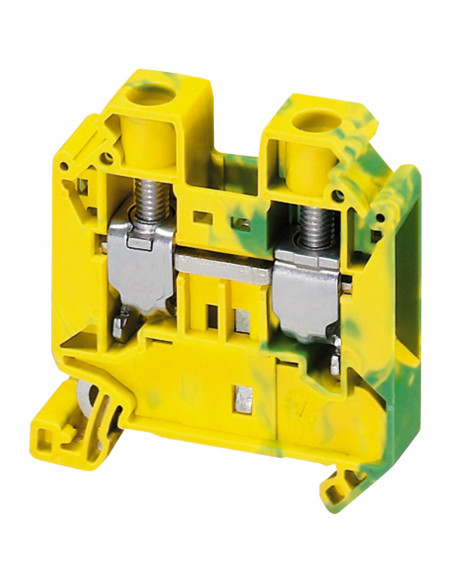 Borne à vis pour conducteur de protection 2 points 16mm² vert/jaune SCHNEIDER NSYTRV162PE