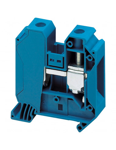 Borne à vis passant 2 points 35mm² bleu SCHNEIDER NSYTRV352BL