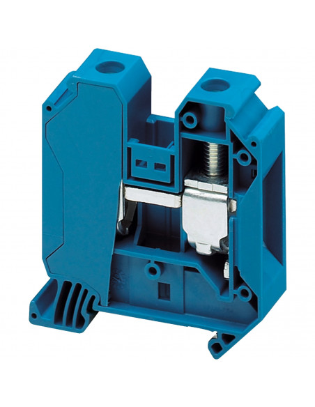 Borne à vis passant 2 points 35mm² bleu SCHNEIDER NSYTRV352BL