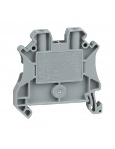 Borne à vis passant 2 points 4mm² gris SCHNEIDER NSYTRV42