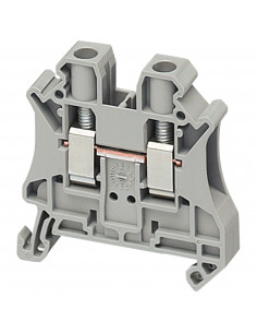 Borne à vis passant 2 points 6mm² gris SCHNEIDER NSYTRV62 2