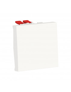 Unica permutateur 10A 250Vca 2 modules Blanc mécanisme seul SCHNEIDER NU320518