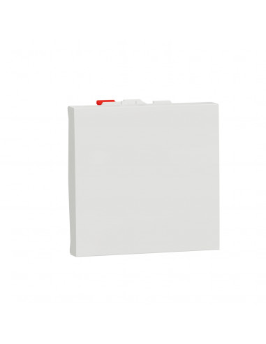 Unica bouton-poussoir NO 10A connexion rapide 2 mod Blanc méca seul SCHNEIDER NU320618F