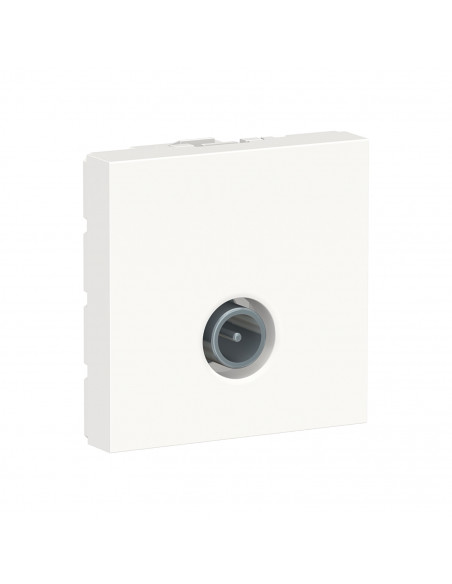 Unica prise télévision TV mâle individuel 2 mod Blanc méca seul SCHNEIDER NU346218