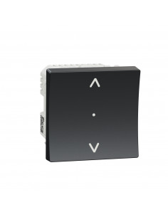 Wiser Unica interrupteur volet-roulant 4A zigbee anthracite méca seul SCHNEIDER NU350854W