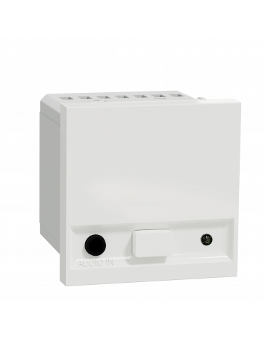 Unica module diffusion sonore bluetooth commande + alim 2 mod Blanc SCHNEIDER NU360118