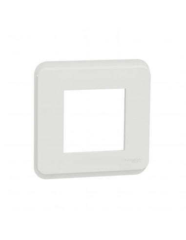Unica Pro plaque de finition Blanc antimicrobien 1 poste SCHNEIDER NU400220