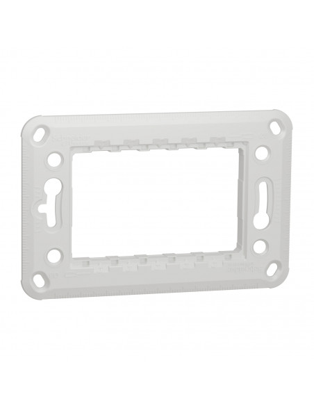 Unica support de fixation 3 mod plastique SCHNEIDER NU7103P