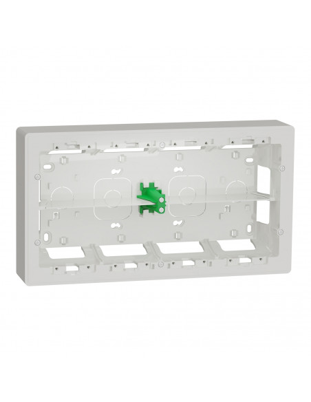 Unica boîte de concentration saillie 2 rang de 10 mod Blanc anti à compl SCHNEIDER NU821020