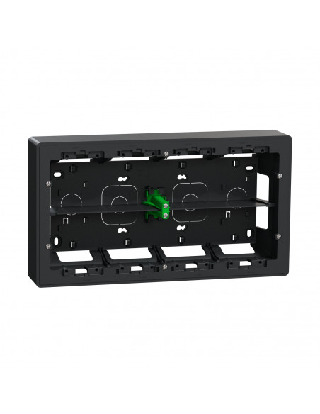 Unica boîte de concentration saillie 2 rang de 10 mod Anthracite à compl SCHNEIDER NU821054
