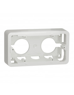 Unica boîte en saillie Blanc 2 postes SCHNEIDER NU840418