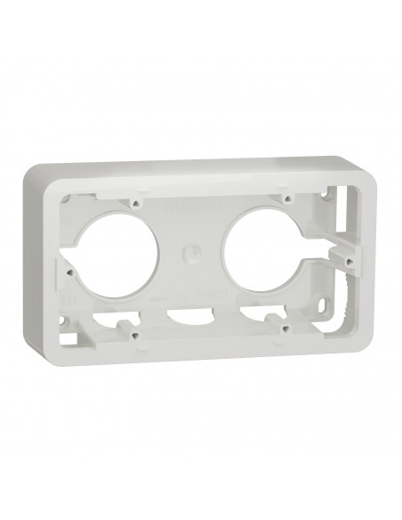 Unica boîte en saillie Blanc 2 postes SCHNEIDER NU840418