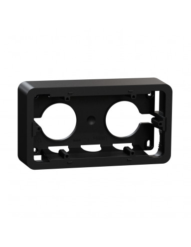 Unica boîte en saillie anthracite 2 postes SCHNEIDER NU840454