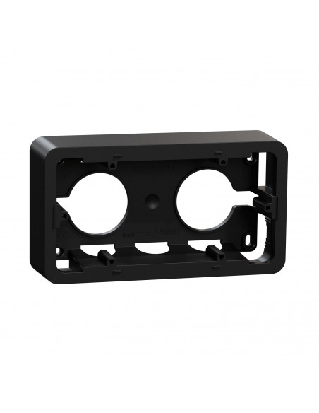 Unica boîte en saillie anthracite 2 postes SCHNEIDER NU840454