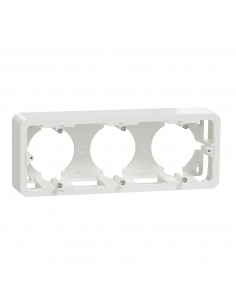 Unica boîte en saillie Blanc 3 postes SCHNEIDER NU840618