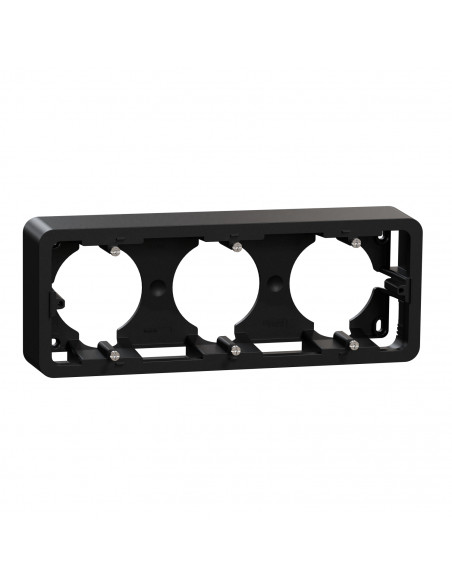Unica boîte en saillie anthracite 3 postes SCHNEIDER NU840654