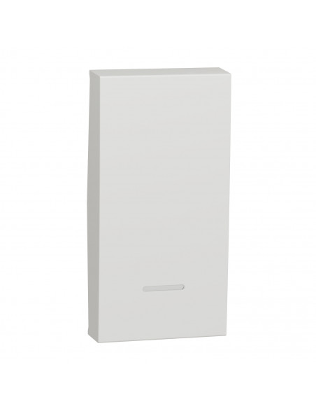 Unica enjoliveur interrupteur ou bouton-poussoir lumineux 1 mod Blanc SCHNEIDER NU910018N