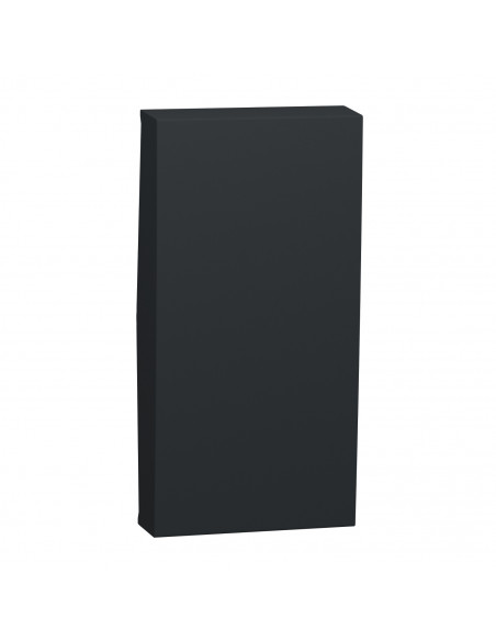 Unica enjoliveur interrupteur ou bouton-poussoir 1 mod Anthracite SCHNEIDER NU910054