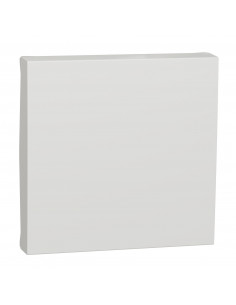 Unica enjoliveur interrupteur ou bouton-poussoir 2 mod Blanc antimic SCHNEIDER NU920020