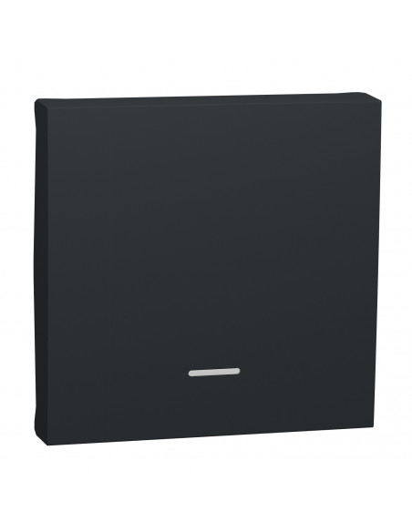 Unica enjoliveur interrupteur ou bouton-poussoir lumineux 2 mod Anthracite SCHNEIDER NU920054N