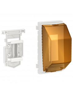 Unica accessoire rail DIN 1 ou 2 mod de 18mm pour poteau OptiLine SCHNEIDER NU9800