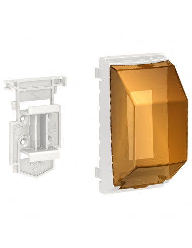 Unica accessoire rail DIN 1 ou 2 mod de 18mm pour poteau OptiLine SCHNEIDER NU9800