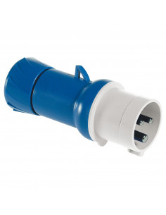 PratiKa fiche mobile industrielle droite 32 A 2P+T 200..250 V CA IP44 SCHNEIDER PKE32M423