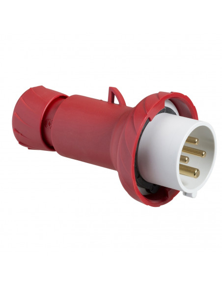 PratiKa fiche mobile industrielle droite 32 A 3P+T 380..415 V CA IP67 SCHNEIDER PKE32M734