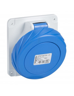 PratiKa socle prise industrielle 32A IP67 230V 3 Pôles vis SCHNEIDER PKF32F723 2