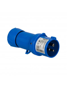 PratiKa fiche mobile industrielle droite 16 A 2P+T 200-250 V CA IP44 SCHNEIDER PKX16M423