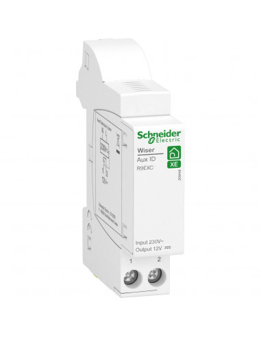 Resi9 XE wiser ID analyseur présence tension répartiteur XE SCHNEIDER R9EXC