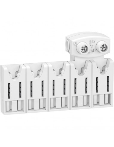 Resi9 XE répartiteur système embrochable 5 modules avec connecteur SCHNEIDER R9EXHC05