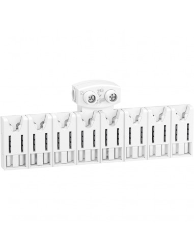 Resi9 XE répartiteur système embrochable 8 modules avec connecteur SCHNEIDER R9EXHC08