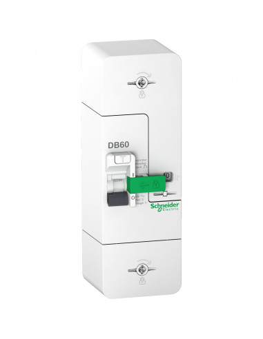 Resi9 DB60 Disjoncteur Branchement 1P+N 15/45A 500mA SCHNEIDER R9FT645