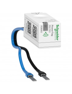 Wiser PowerTag capteur de mesure sans fil monophasé associé au module IP SCHNEIDER R9M60