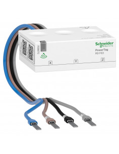 Wiser PowerTag capteur de mesure sans fil triphasé associé au module IP SCHNEIDER R9M70
