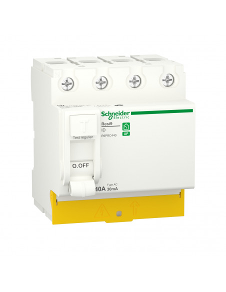 Resi9 XP interrupteur différentiel 4P 40A 30mA Type AC peignable SCHNEIDER R9PRC440