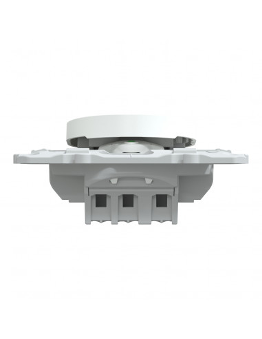 Ovalis poussoir à fermeture lumineux 10AX LED bleu 250V Blanc SCHNEIDER S320276
