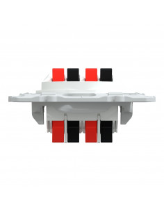 Ovalis C Series loudspeaker socket 2 sockets white SCHNEIDER S320488 2