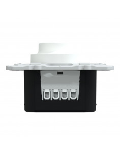 Ovalis Variateur de lumière universel 2/3 fils Blanc SCHNEIDER S320519