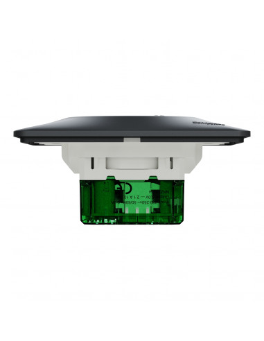 Ovalis combi 2P+T 16A affleurante+chargeur USB-C 10,5W connex. auto Anth SCHNEIDER S340089