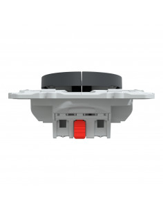 Ovalis combiné va et vient+poussoir 10AX Anthracite SCHNEIDER S340285