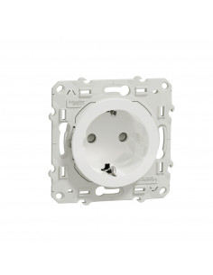 Odace prise de courant 2P+T standard allemand à vis connexion à vis SCHNEIDER